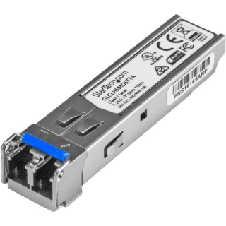 Picture of StarTech.com Cisco GLC-LH-SMD Compatible SFP Module - 1000BASE-LX/LH - 1GE Gigabit Ethernet 1GbE Single Mode Fiber SMF Optic Transceiver