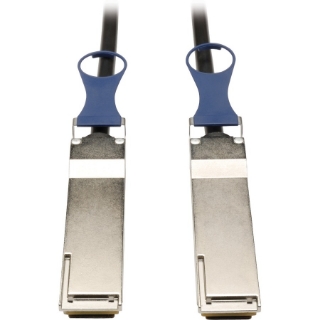 Picture of Tripp Lite QSFP+ to QSFP+ 40Gb Passive DAC Copper Infiniband Cable 20" 20IN