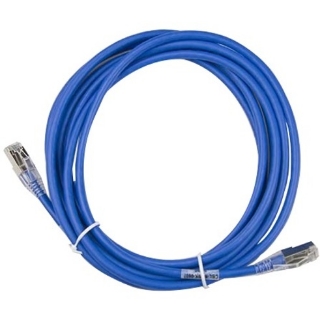 Picture of Supermicro RJ45 Cat6a 550MHz Rated Blue 10 FT Patch Cable, 24AWG