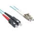 Picture of Axiom LC/SC Multimode Duplex OM4 50/125 Fiber Optic Cable 5m - TAA Compliant
