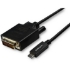 Picture of StarTech.com 10ft (3m) USB C to DVI Cable - 1080p USB Type-C to DVI-Digital Video Display Adapter Monitor Cable - Works w/ Thunderbolt 3