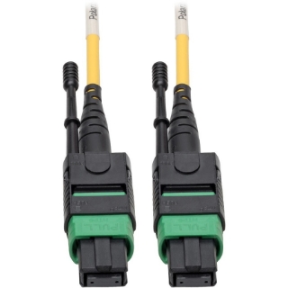 Picture of Tripp Lite MTP/MPO (APC) SMF Fiber Patch Cable 12 Fiber QSFP+ 40/100Gbe 3M