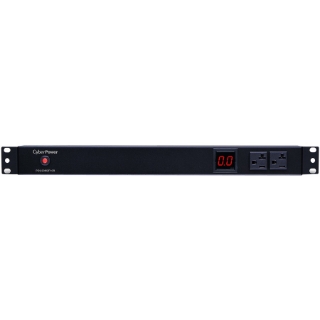 Picture of CyberPower PDU20M2F10R Single Phase 100 - 125 VAC 20A Metered PDU