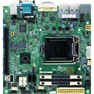 Picture of Supermicro MBD-X10SLV Desktop Motherboard - Intel H81 Chipset - Socket H3 LGA-1150 - Mini ITX