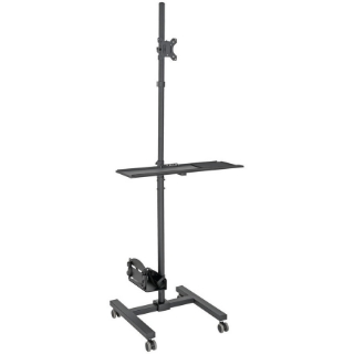 Picture of Tripp Lite Mobile Workstation TV Floor Stand Cart Height-Adjustable 17-32in