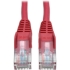 Picture of Tripp Lite 3ft Cat5e / Cat5 Snagless Molded Patch Cable RJ45 M/M Red 3'