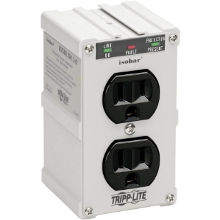 Picture of Tripp Lite Isobar Surge Protector Wallmount Direct Plug In 2 Outlet 1410 J