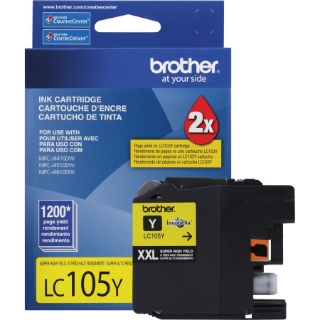 Picture of Brother Genuine Innobella LC105Y Super High Yield Yellow Ink Cartridge