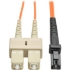 Picture of Tripp Lite 8M Duplex Multimode 62.5/125 Fiber Optic Patch Cable MTRJ/SC 26' 26ft 8 Meter