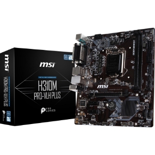 Picture of MSI H310M PRO-VLH PLUS Desktop Motherboard - Intel H310 Chipset - Socket H4 LGA-1151 - Micro ATX