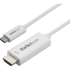 Picture of StarTech.com 10ft (3m) USB C to HDMI Cable - 4K 60Hz USB Type C DP Alt Mode to HDMI 2.0 Video Display Adapter Cable -Works w/Thunderbolt 3