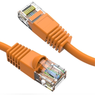 Picture of Axiom 14FT CAT6 550mhz Patch Cable Molded Boot (Orange)