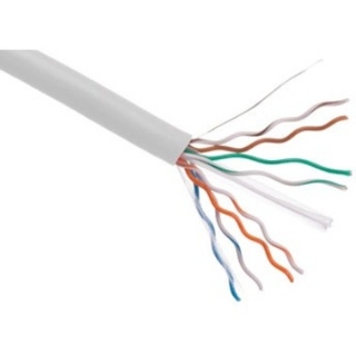 Picture of Axiom CAT5e 24AWG 4-Pair Solid 350MHz Plenum Bulk Cable Spool 1000FT (White)