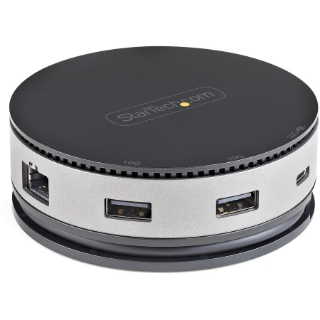 Picture of Star Tech.com USB C Multiport Adapter - USB Type-C 10Gbps Mini Dock 4K 60Hz HDMI/DisplayPort/1080p VGA - 75W PD Passthrough, USB Hub & GbE