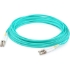 Picture of AddOn 24m LC (Male) to LC (Male) Straight Aqua OM4 Duplex LSZH Fiber Patch Cable