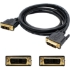 Picture of 5PK 6ft DVI-D Single Link (18+1 pin) Male to DVI-D Single Link (18+1 pin) Male Black Cables For Resolution Up to 1920x1200 (WUXGA)