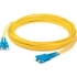 Picture of AddOn 20m SC (Male) to SC (Male) Straight Yellow OS2 Duplex Plenum Fiber Patch Cable