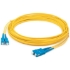 Picture of AddOn 23m SC (Male) to SC (Male) Straight Yellow OS2 Duplex LSZH Fiber Patch Cable