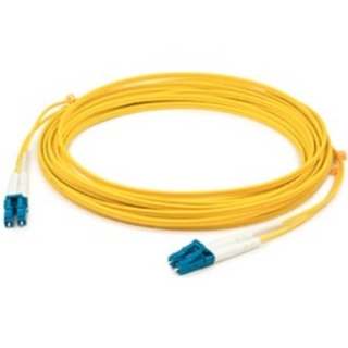 Picture of AddOn 1m LC (Male) to LC (Male) Yellow OS2 Duplex Fiber LSZH-Rated Patch Cable