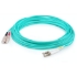 Picture of AddOn 51m LC (Male) to SC (Male) Straight Aqua OM4 Duplex LSZH Fiber Patch Cable