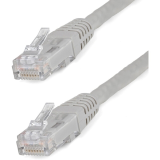 Picture of StarTech.com 6ft CAT6 Ethernet Cable - Gray Molded Gigabit - 100W PoE UTP 650MHz - Category 6 Patch Cord UL Certified Wiring/TIA