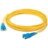 Picture of AddOn 39m SC (Male) to SC (Male) Straight Yellow OS2 Duplex LSZH Fiber Patch Cable