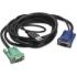 Picture of APC by Schneider Electric Integrated Rack LCD/KVM USB Cable - 6ft (1.8m)