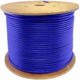 Picture of AddOn 1000ft Non-Terminated Blue Cat6 STP PVC Solid Copper Patch Cable