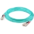 Picture of AddOn 3m SC (Male) to SC (Male) Straight Aqua OM4 Duplex LSZH Fiber Patch Cable