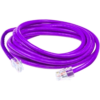 Picture of AddOn 15ft RJ-45 (Male) to RJ-45 (Male) Purple Cat5e UTP PVC Copper Patch Cable