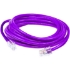 Picture of AddOn 15ft RJ-45 (Male) to RJ-45 (Male) Purple Cat5e UTP PVC Copper Patch Cable