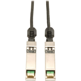 Picture of Tripp Lite 1M SFP+ 10Gbase-CU Twinax Passive Copper Cable SFP-H10GB-CU1M Compatible Black 3ft 3'