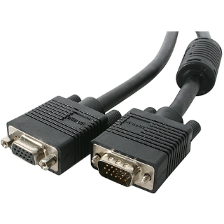 Picture of StarTech.com StarTech.com Coax High Resolution VGA Monitor Extension Cable - 200ft - 1 x D-Sub (HD-15), 1 x D-Sub (HD-15) - Monitor Extension Cable External - Black