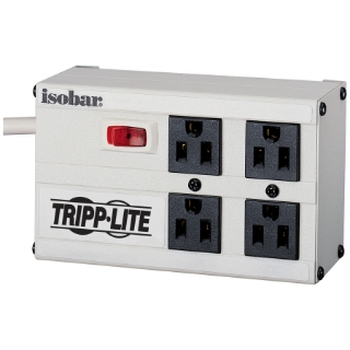 Picture of Tripp Lite Isobar Ultra Surge 4 outlet 6' Cord Metal Housing 3330 Joules