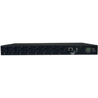 Picture of Tripp Lite PDU Switched ATS 120V 20A 5-15/20R 16 Outlet L5-20P Horizontal TAA
