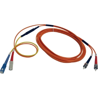 Picture of Tripp Lite 3M Fiber Optic Mode Conditioning Patch Cable SC/ST 10' 10ft 3 Meter