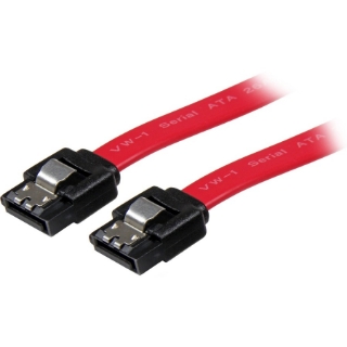 Picture of StarTech.com StarTech.com 24in Latching SATA Cable - M/M - Serial ATA / SAS cable - Serial ATA 150/300 - 7 pin Serial ATA - 7 pin Serial ATA - 61 cm