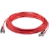 Picture of AddOn 2m ST (Male) to ST (Male) Red OM3 Duplex Plenum-Rated Fiber Patch Cable