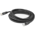 Picture of AddOn 50ft RJ-45 (Male) to RJ-45 (Male) Straight Black Cat6 UTP PVC Copper Patch Cable