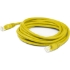 Picture of AddOn 25ft RJ-45 (Male) to RJ-45 (Male) Straight Yellow Cat6 UTP PVC Copper Patch Cable