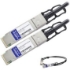 Picture of AddOn Dell Force10 CBL-QSFP-40GE-PASS-0.5M Compatible TAA Compliant 40GBase-CU QSFP+ to QSFP+ Direct Attach Cable (Passive Twinax, 0.5m)