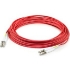 Picture of AddOn 20m LC (Male) to LC (Male) Red OM4 Duplex Fiber OFNR (Riser-Rated) Patch Cable