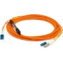 Picture of AddOn 1m LC (Male) to LC (Male) Orange OM1 & OS1 Duplex Fiber Mode Conditioning Cable