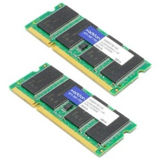 Picture of AddOn AA800D2S6/2G x2 Dell A4849740 Compatible 4GB (2x2GB) DDR2-800MHz Unbuffered Dual Rank 1.8V 200-pin CL5 SODIMM