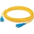 Picture of AddOn 1m SC (Male) to SC (Male) Yellow OS2 Simplex Fiber OFNR (Riser-Rated) Patch Cable