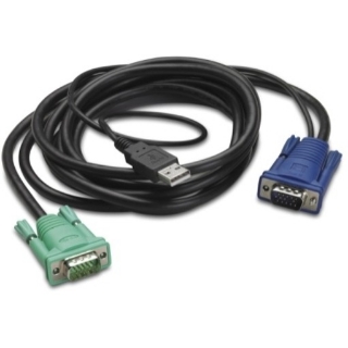 Picture of APC by Schneider Electric APC Integrated Rack LCD/KVM USB Cable - 17ft (5m)