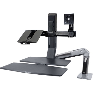 Picture of Ergotron WorkFit Multi Component Mount for Workstation, Notebook - Black