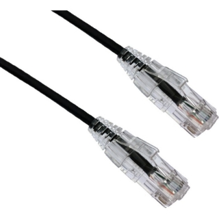 Picture of Axiom 80FT CAT6A BENDnFLEX Ultra-Thin Snagless Patch Cable 650mhz (Black)