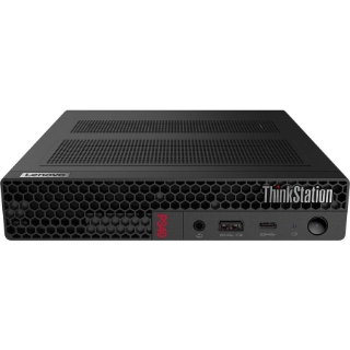 Picture of Lenovo ThinkStation P340 30DF0017US Workstation - 1 x Intel Hexa-core (6 Core) i5-10400 2.90 GHz - 8 GB DDR4 SDRAM RAM - 256 GB SSD - Tiny - Raven Black