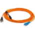 Picture of AddOn 3m SC (Male) to ST (Male) Orange OM2 & OS1 Duplex Fiber Mode Conditioning Cable